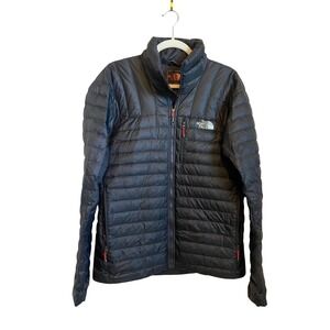 The North Face Summit Series 800 Pro Down Jacket Mens Medium Black Puffer Zip